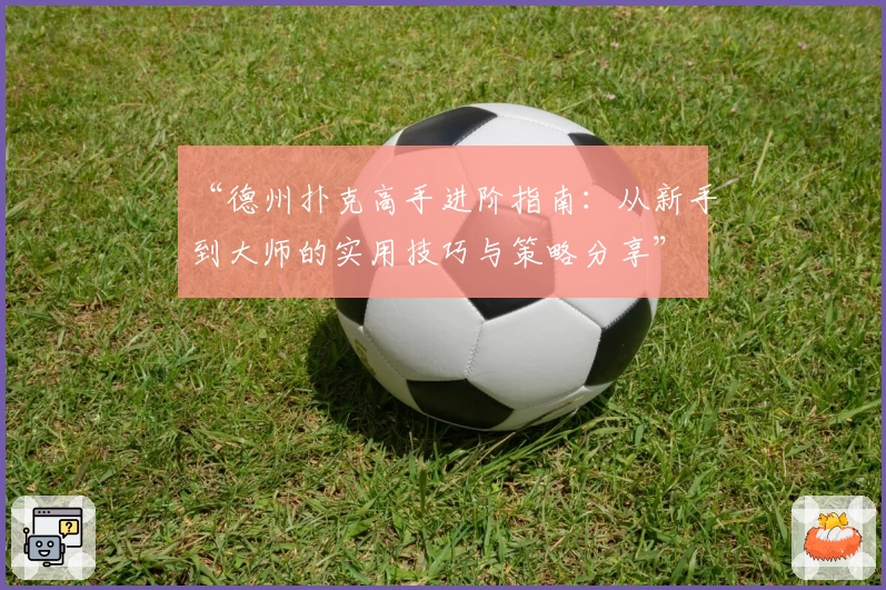 “德州扑克高手进阶指南：从新手到大师的实用技巧与策略分享”